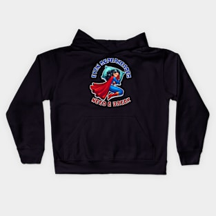 Even Superheroes need a break Kids Hoodie